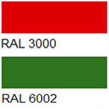 Boyalı Trapez Sac Ral 3000 Ral 6002