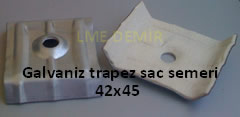 Galvaniz Trapez Sac semeri